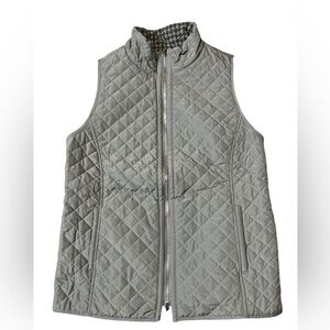 Chico’s Quilted reversible Gray houndstooth Women's Vest S/M